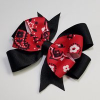 3.5" Bandana Red Black