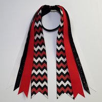 Black Red White Chevron