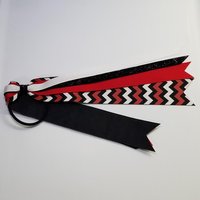 Black Red White Chevron