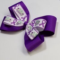 5" Epilepsy Purple Awareness