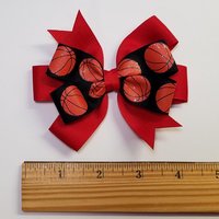 3.5" Basketball Glitter Black