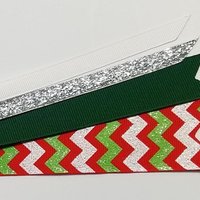 Christmas Glitter Chevron