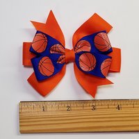 3.5" Basketball Glitter Blue