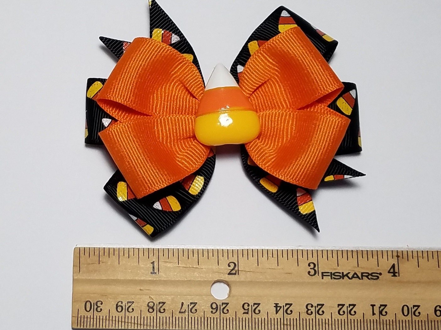 3.5" Candy Corn Glitter 