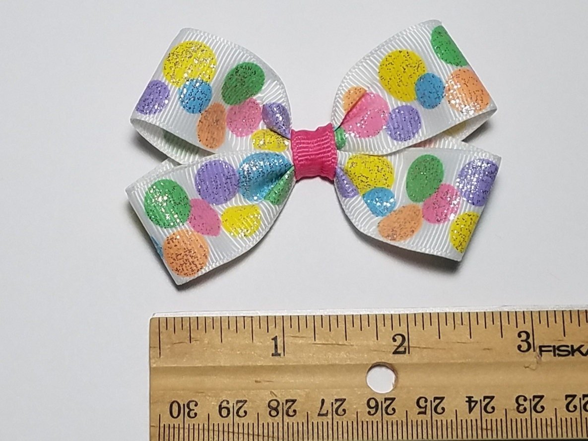 3" Glitter Polka Dot 