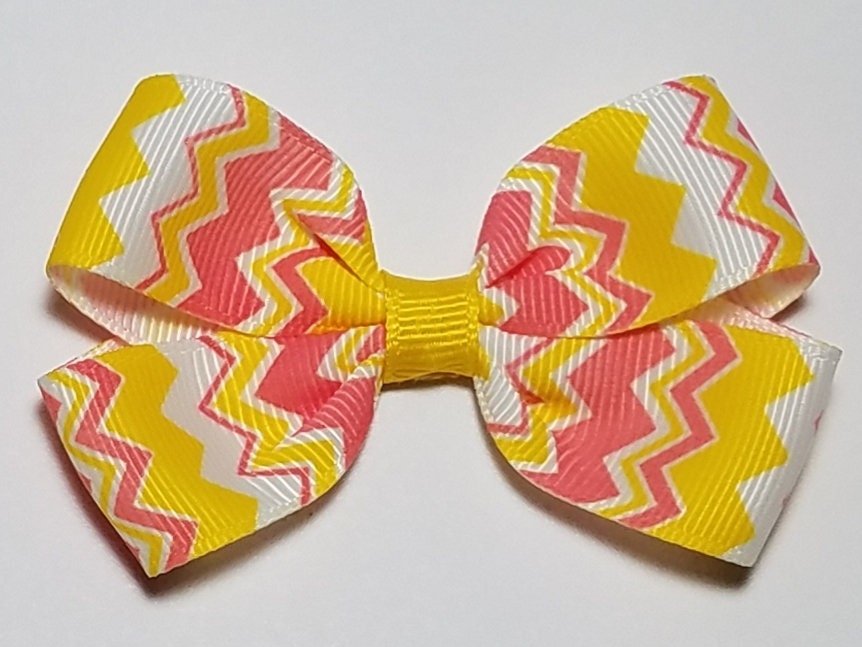 3" Pink Lemonade Chevron