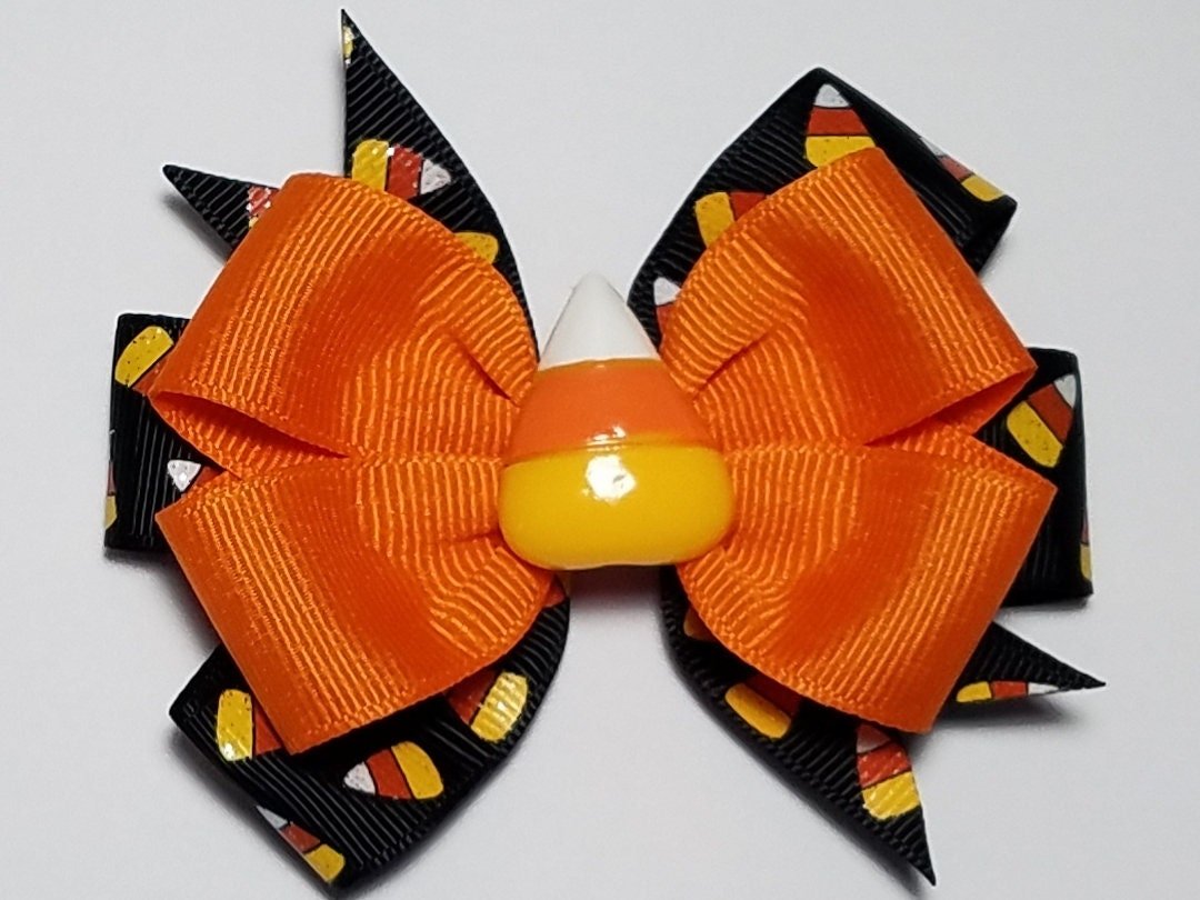 3.5" Candy Corn Glitter 