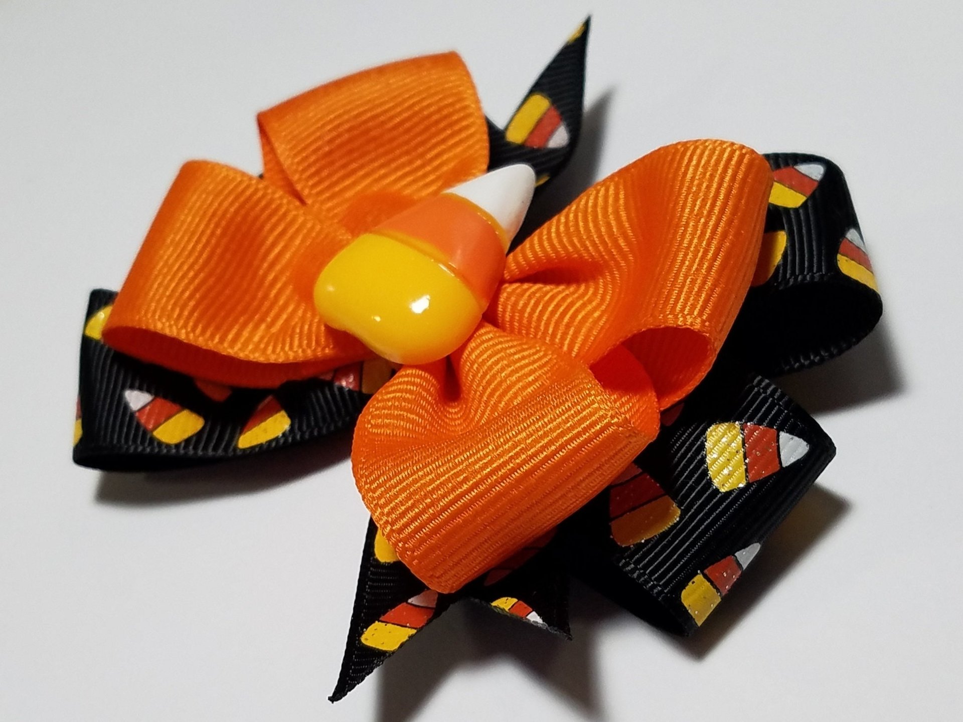 3.5" Candy Corn Glitter 