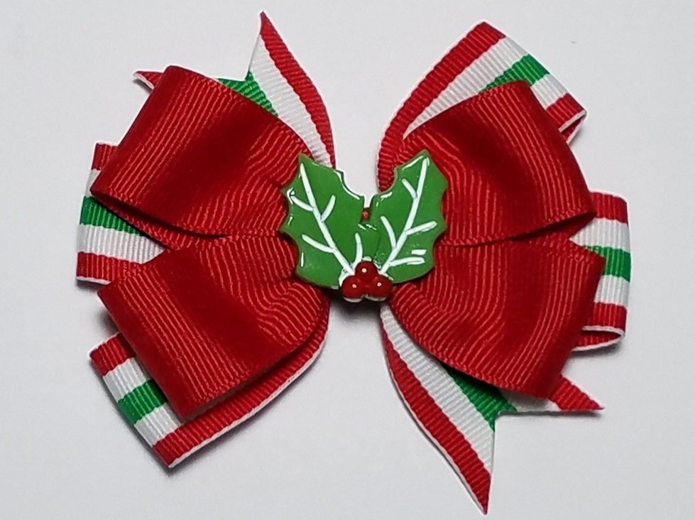 3.5" Holly Leaf 