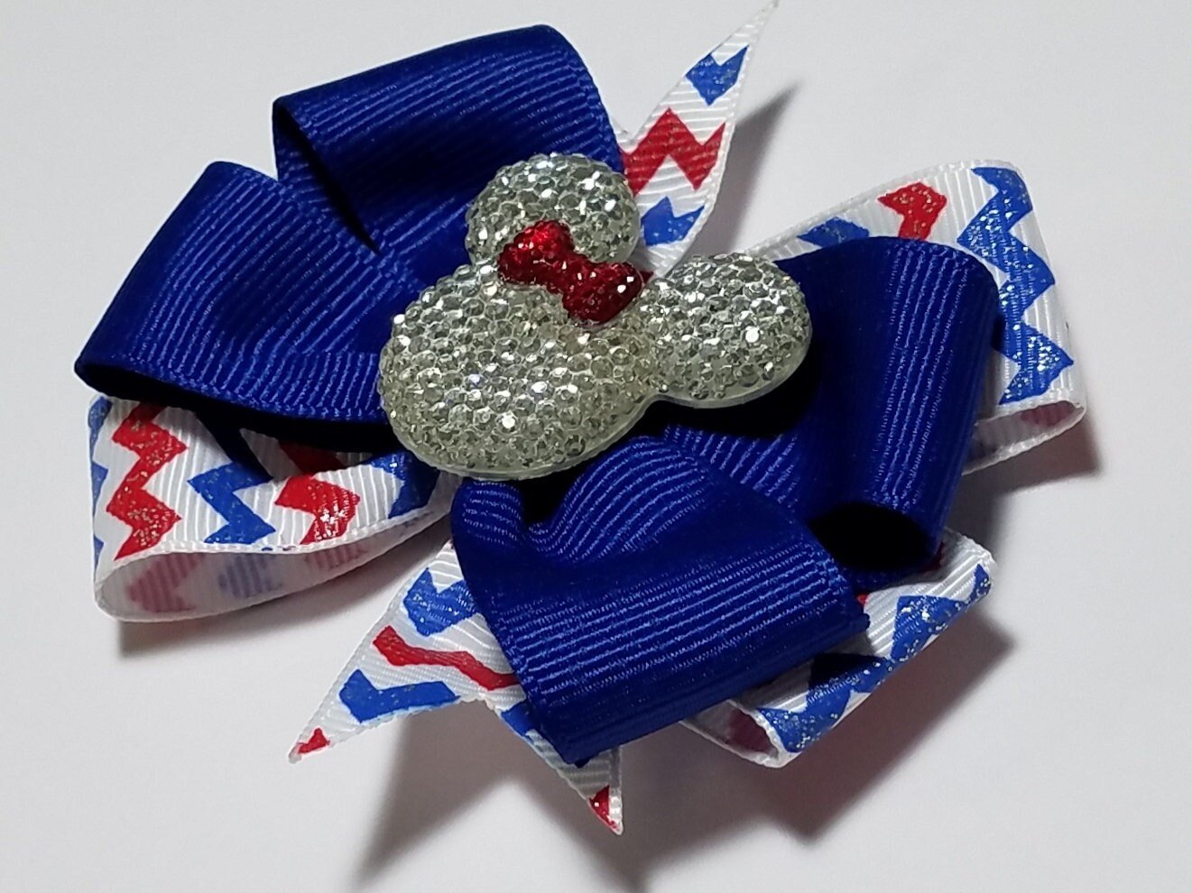3.5" Patriotic Glitter