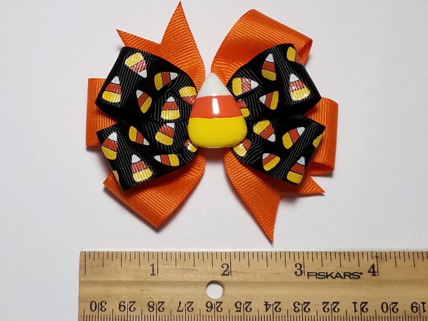 3.5" Candy Corn Glitter