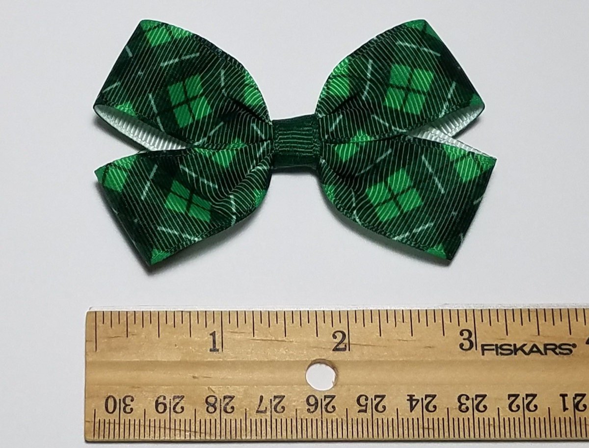 3" Green Plaid 