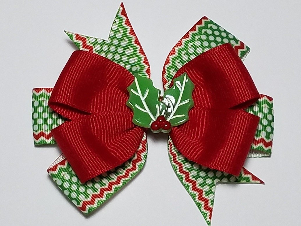 3.5" Holly Leaf 