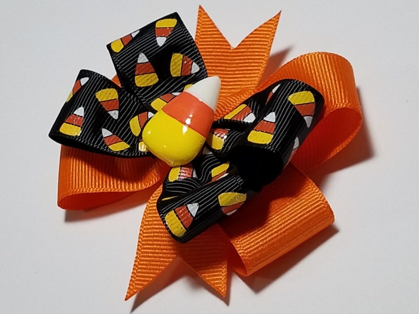 3.5" Candy Corn Glitter