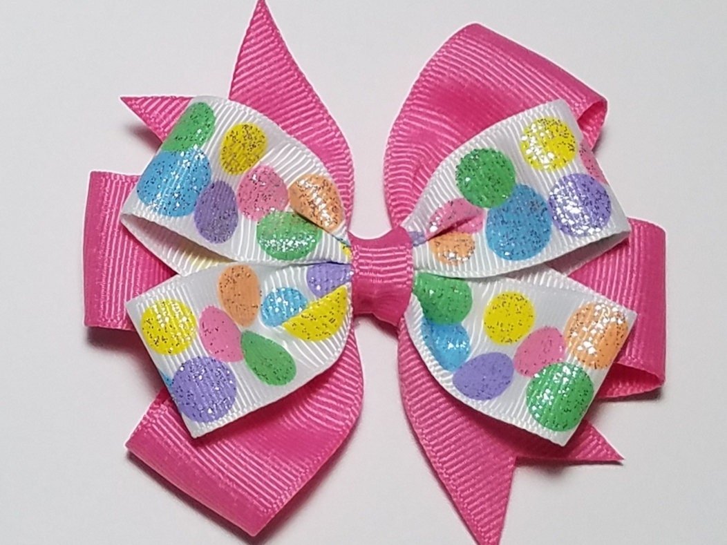 3.5" Pastel Glitter Polka Dot