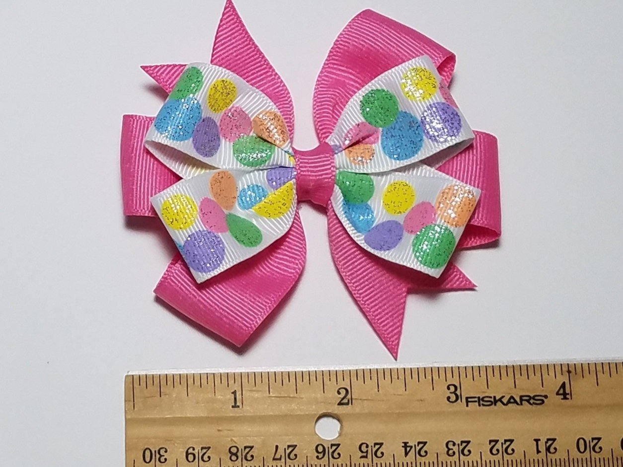 3.5" Pastel Glitter Polka Dot