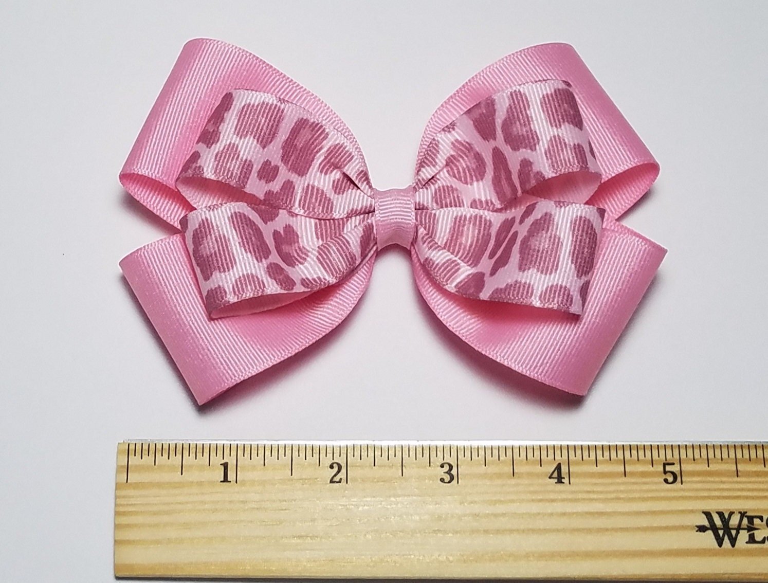 5" Pink Leopard Print