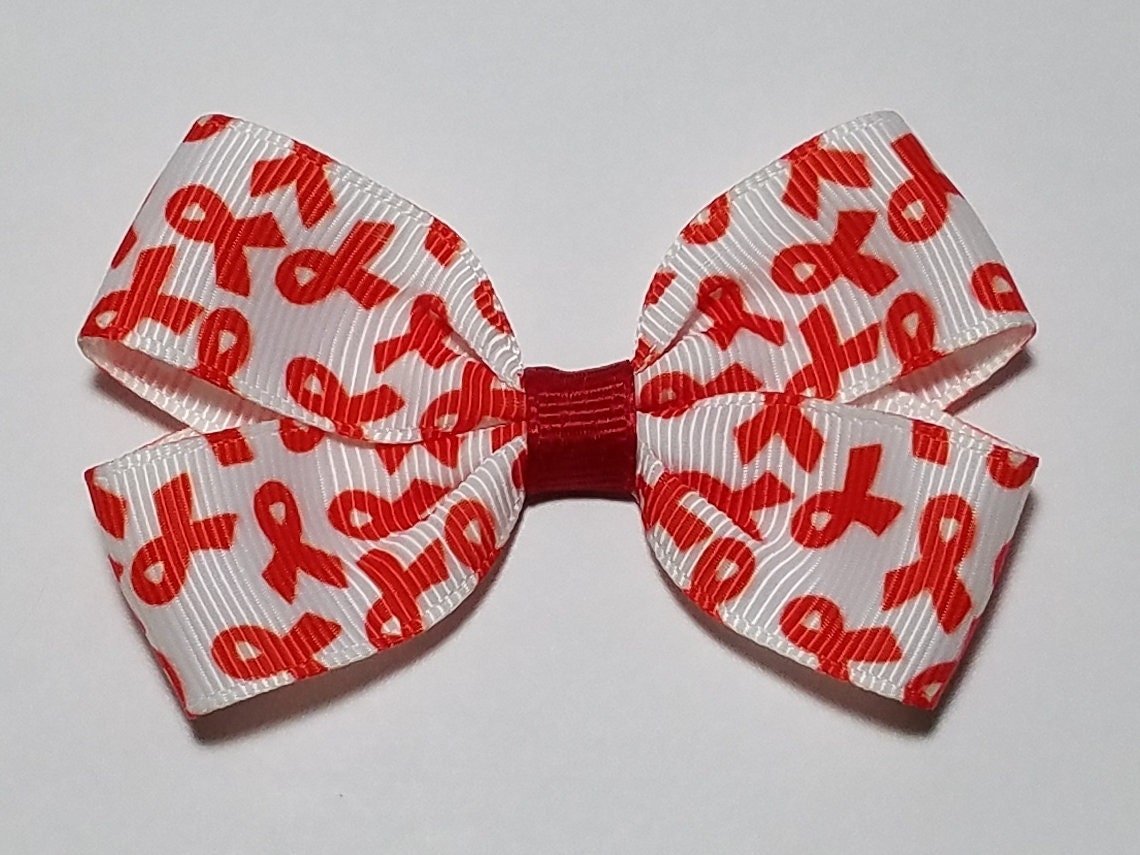 3" Red Awareness Ribbon