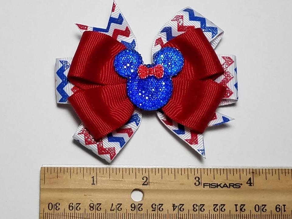 3.5" 4th July Patriotic Chevron