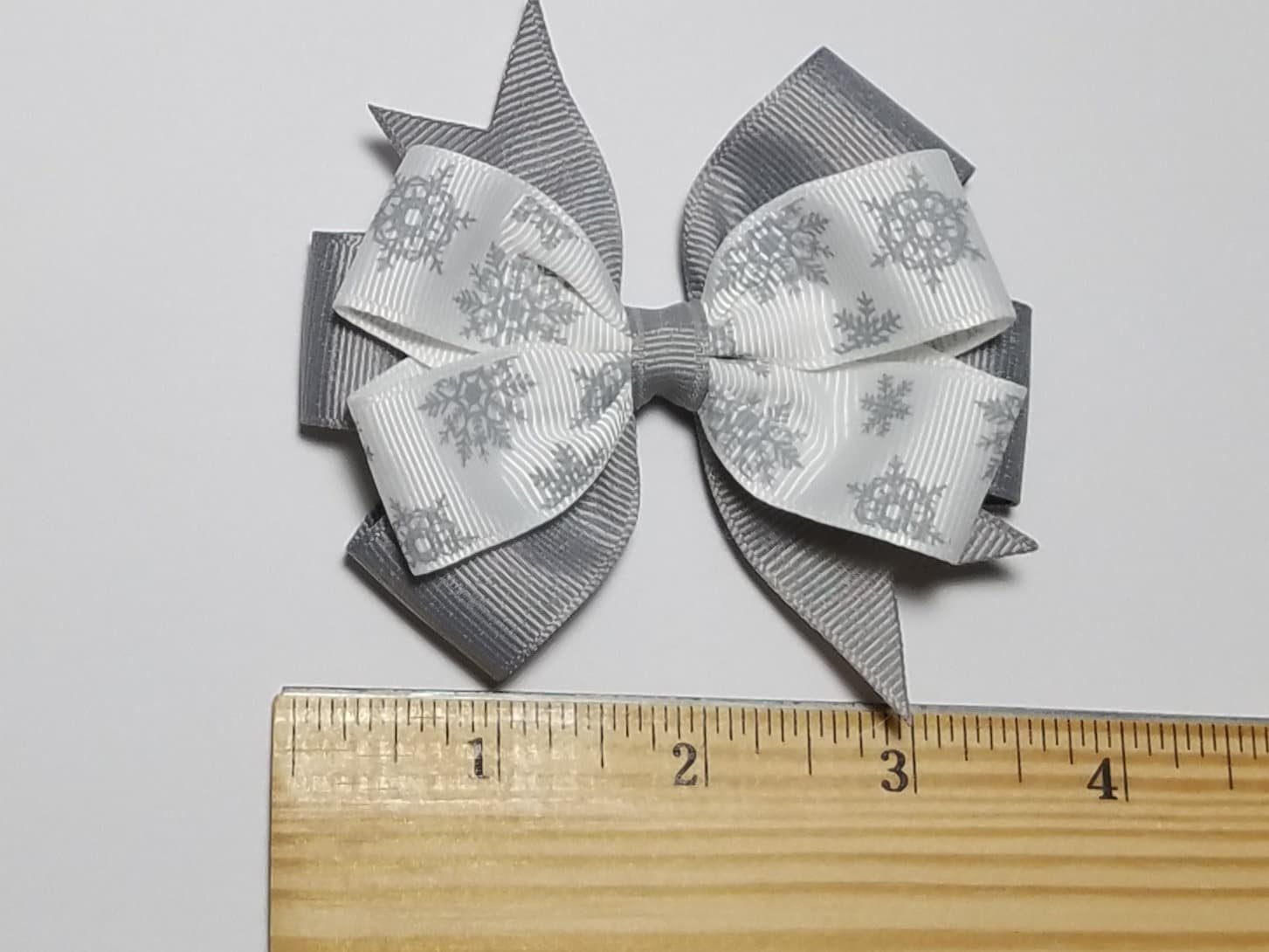 3.5" Silver Snowflake 