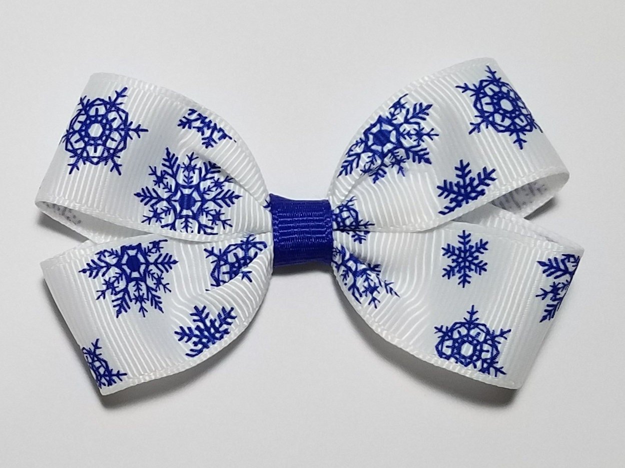 3" Royal Blue Snowflake