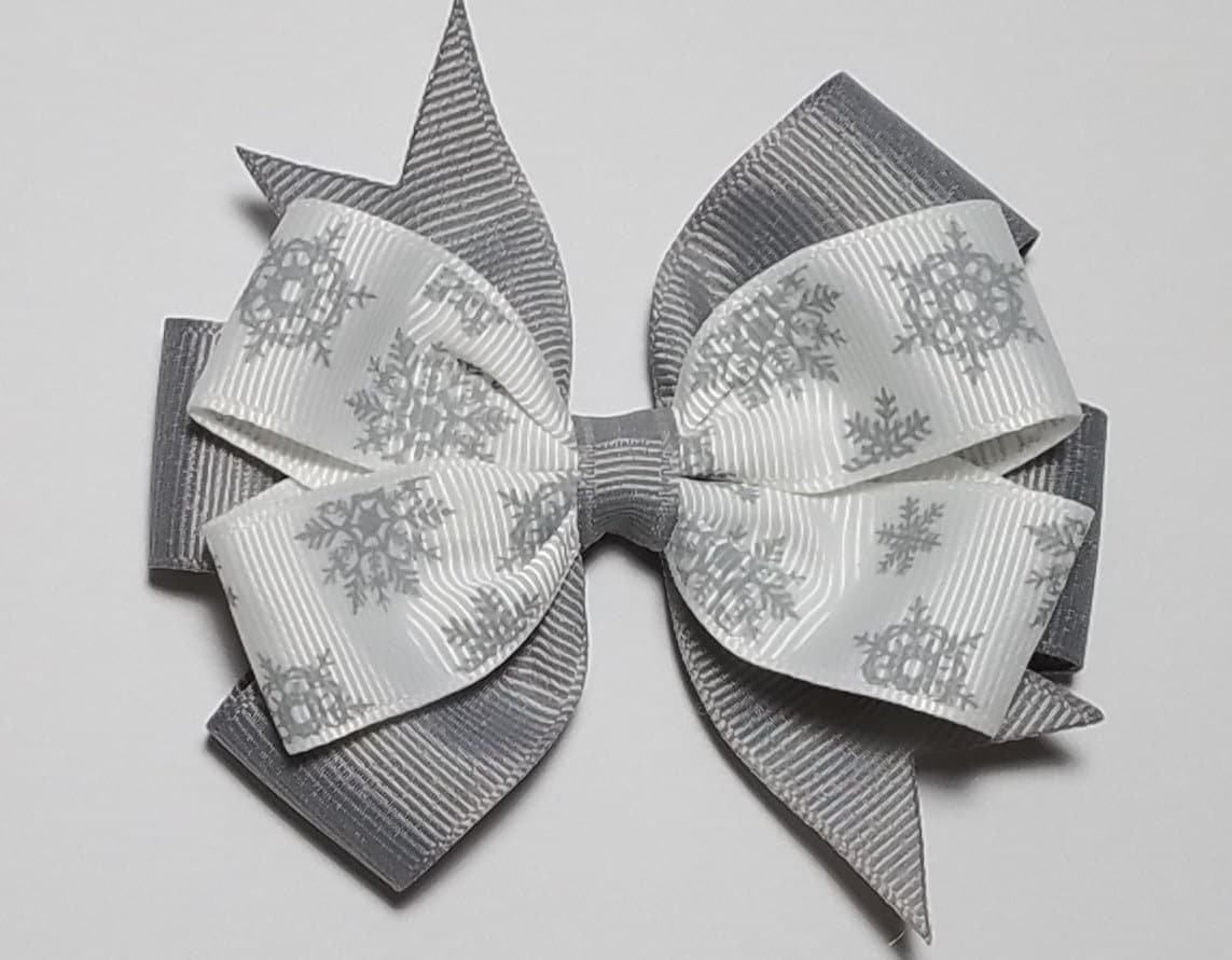 3.5" Silver Snowflake 