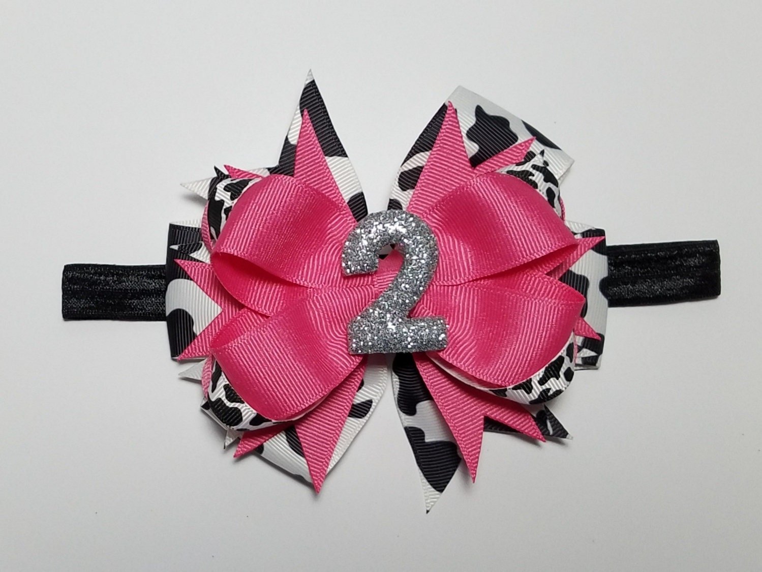 Silver Glitter Birthday Number