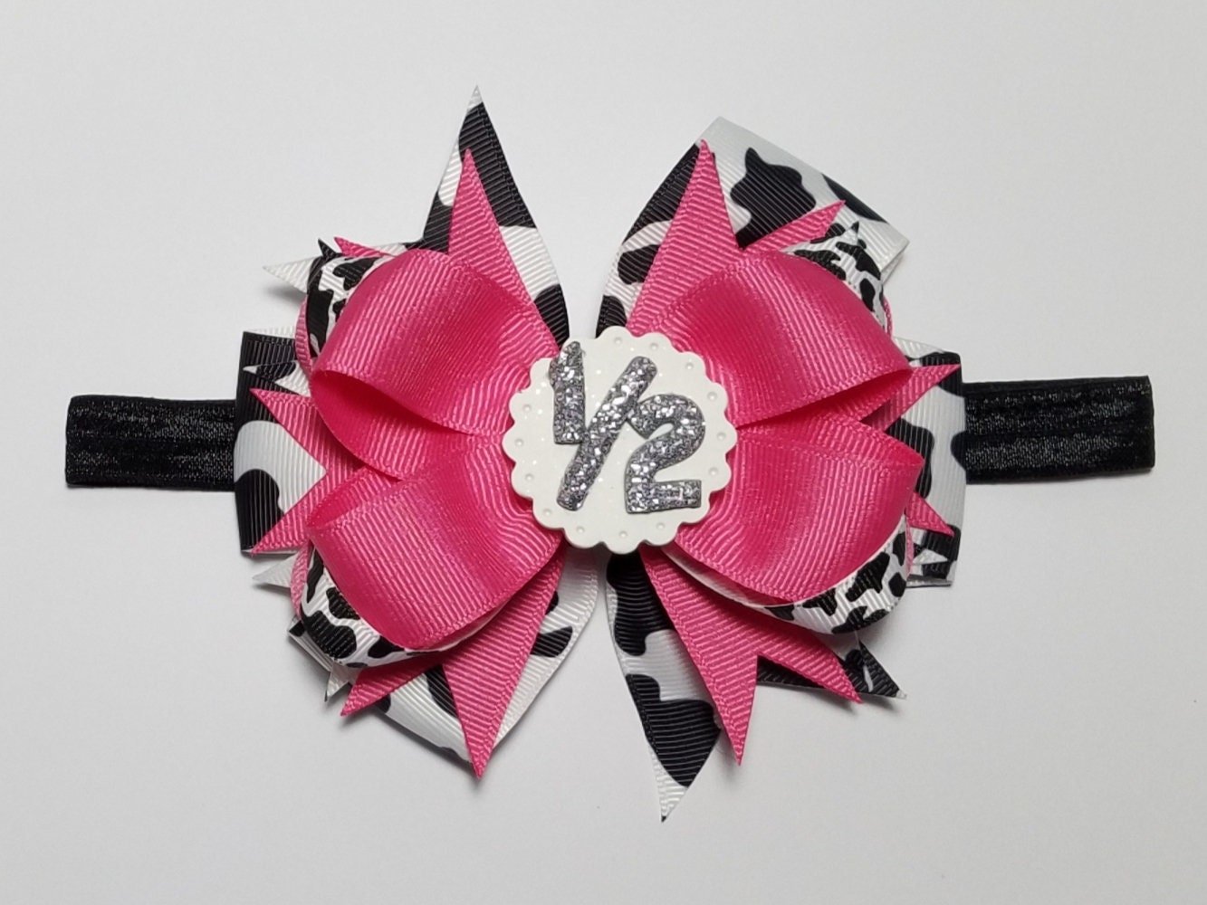 Silver Glitter Birthday Number