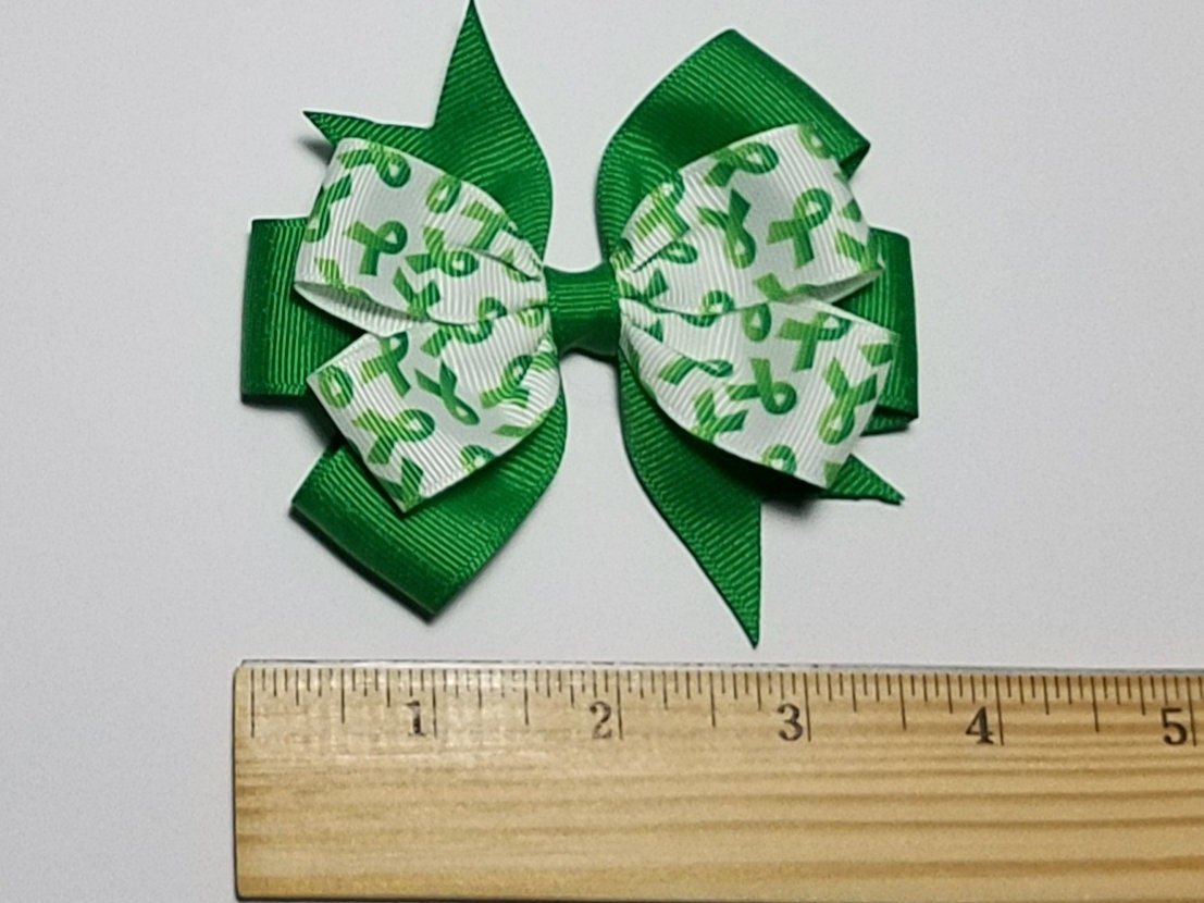 3.5" Green Awareness Ribbon 