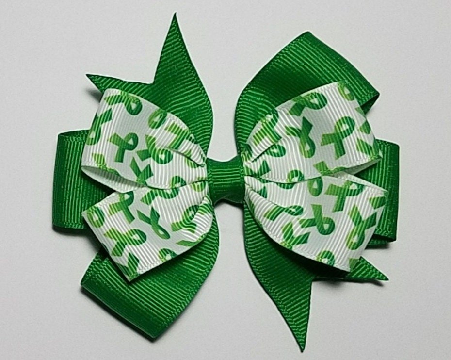 3.5" Green Awareness Ribbon 