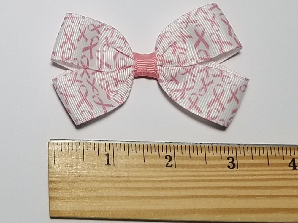 3" Pink Awareness Ribbon 