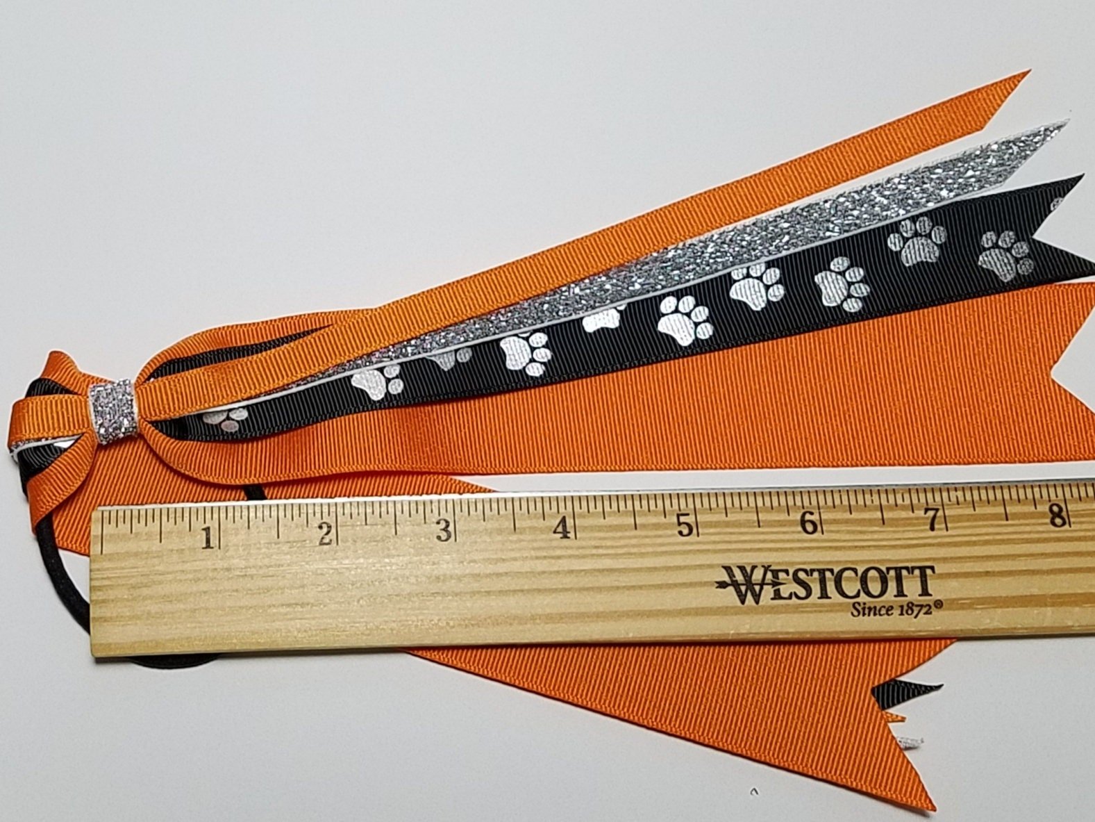 Metallic Silver Paw Print 