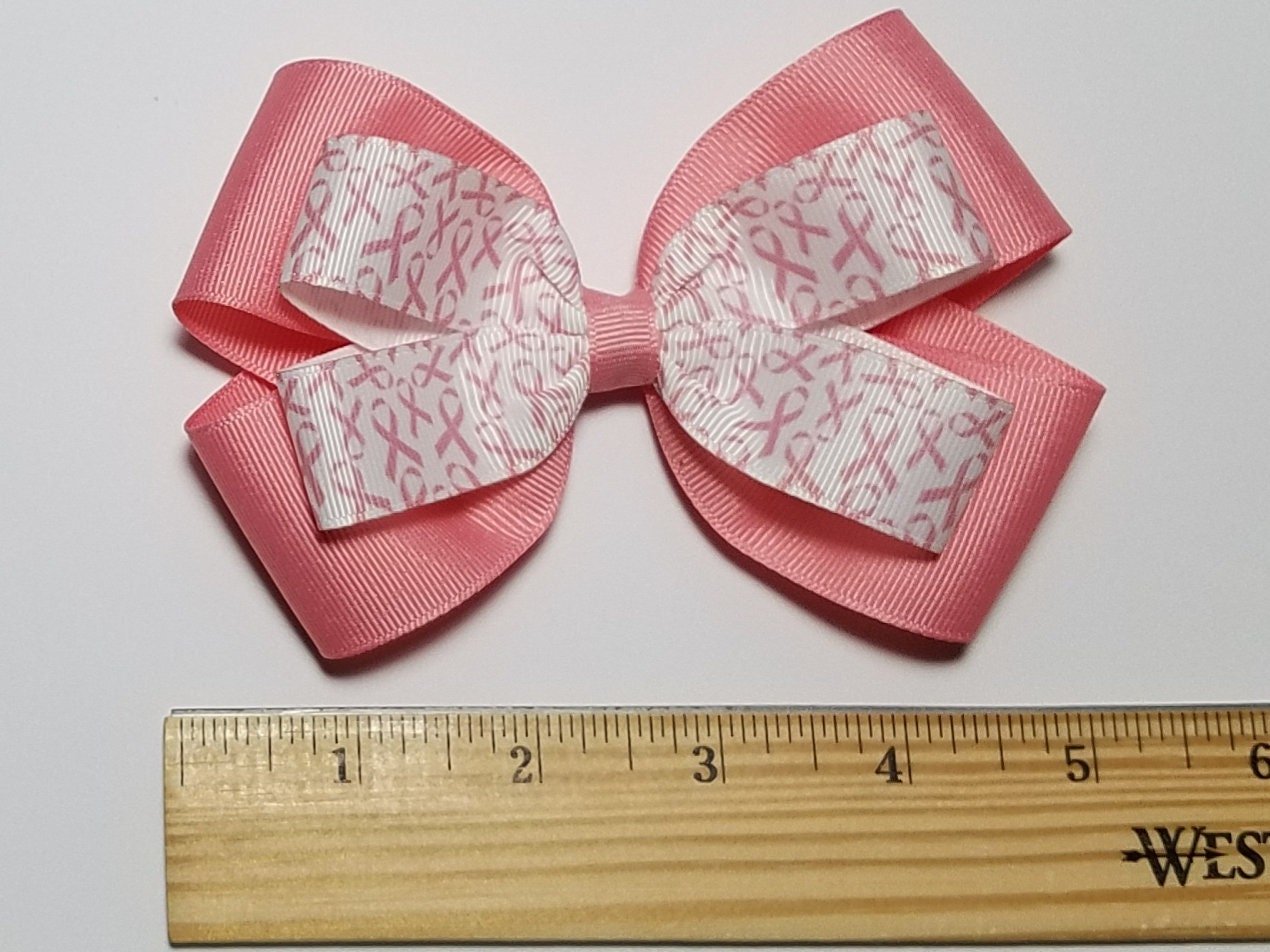 5" Pink Awareness Ribbon