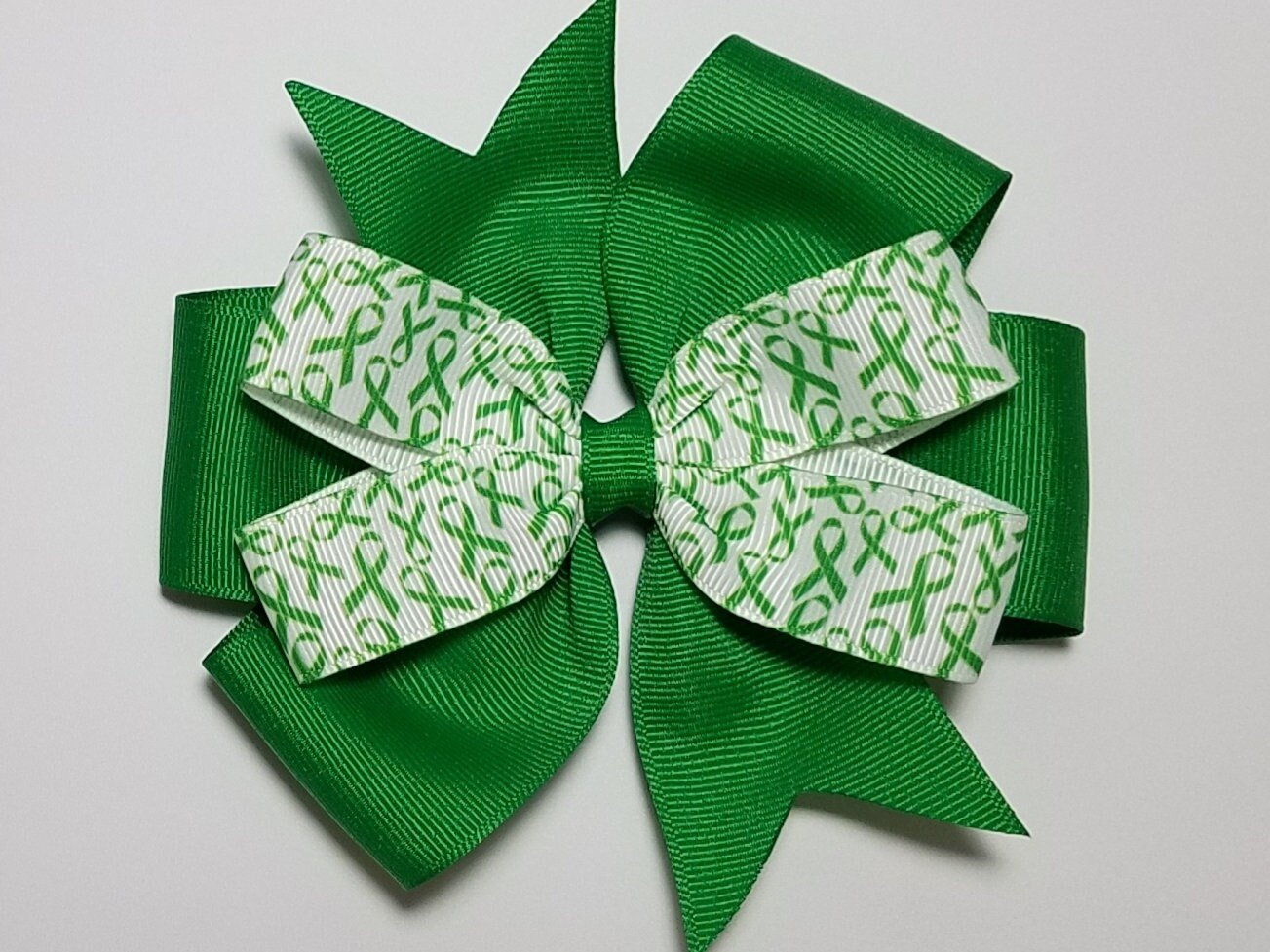 5" Green Awareness Ribbon