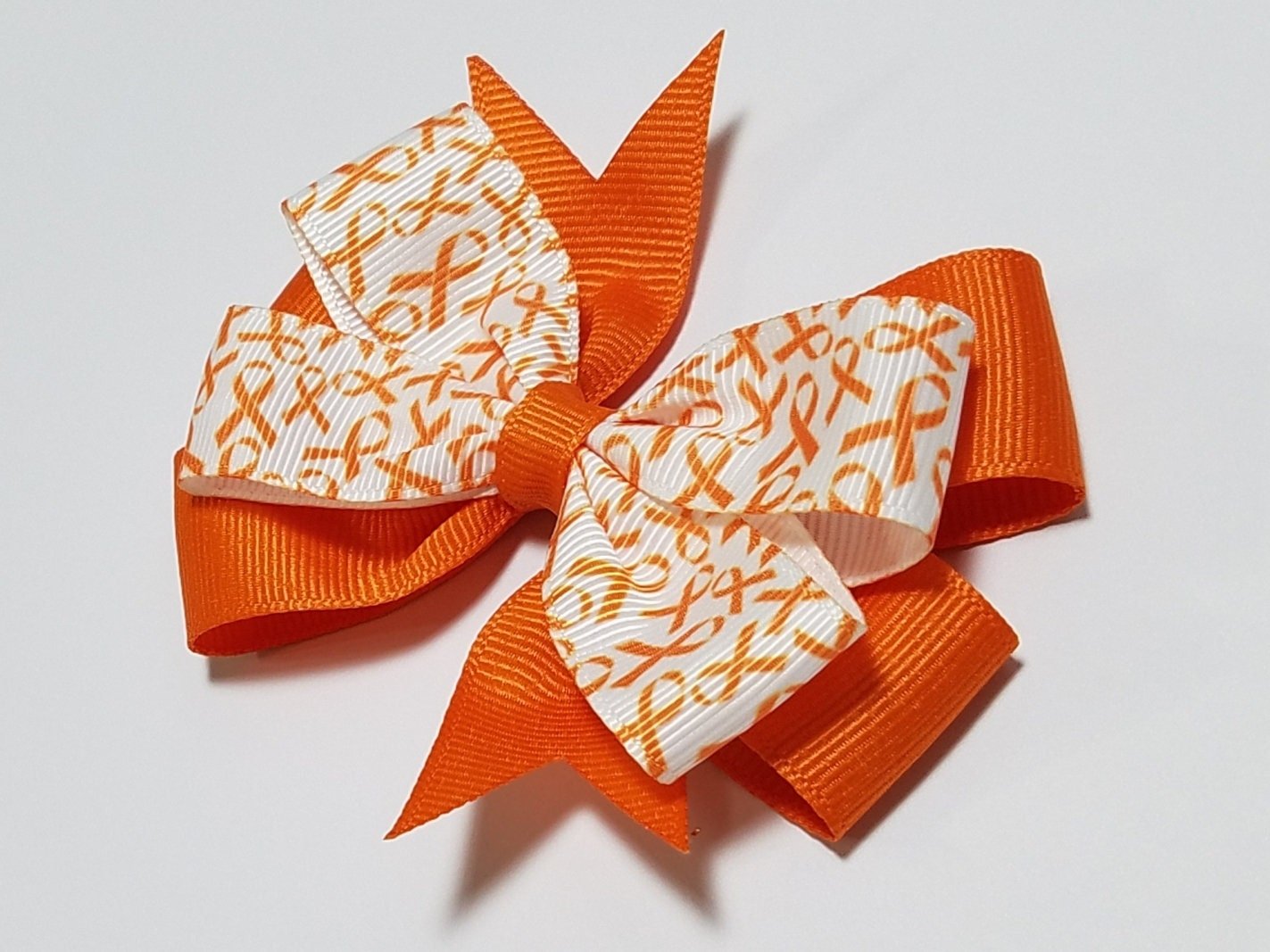 3.5" Orange Awareness Ribbon 