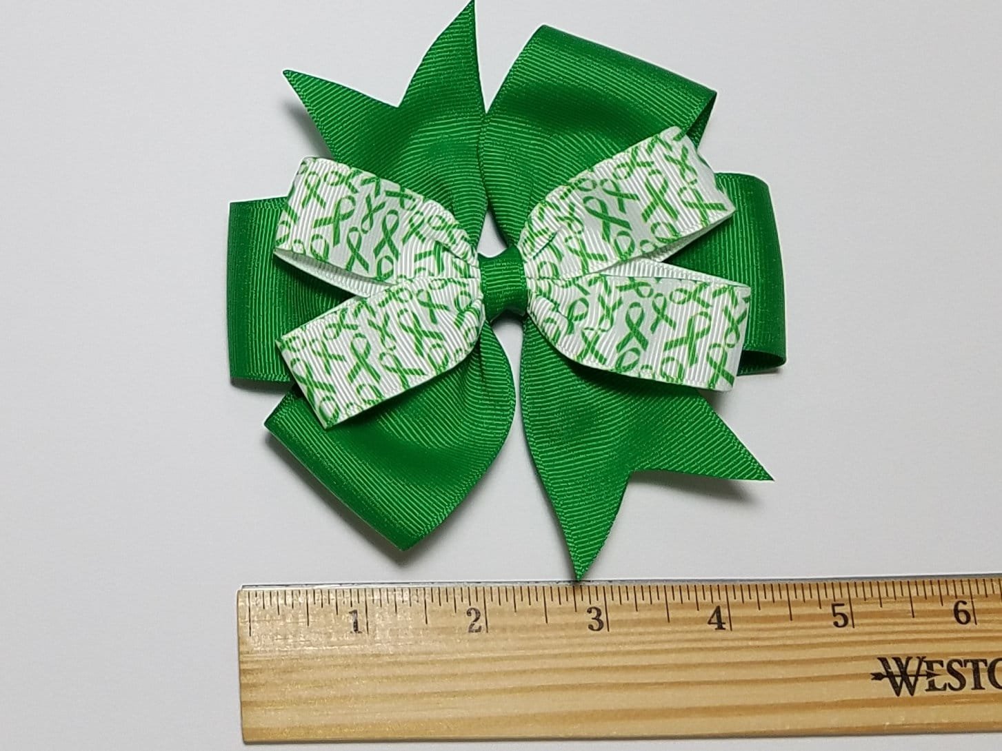5" Green Awareness Ribbon