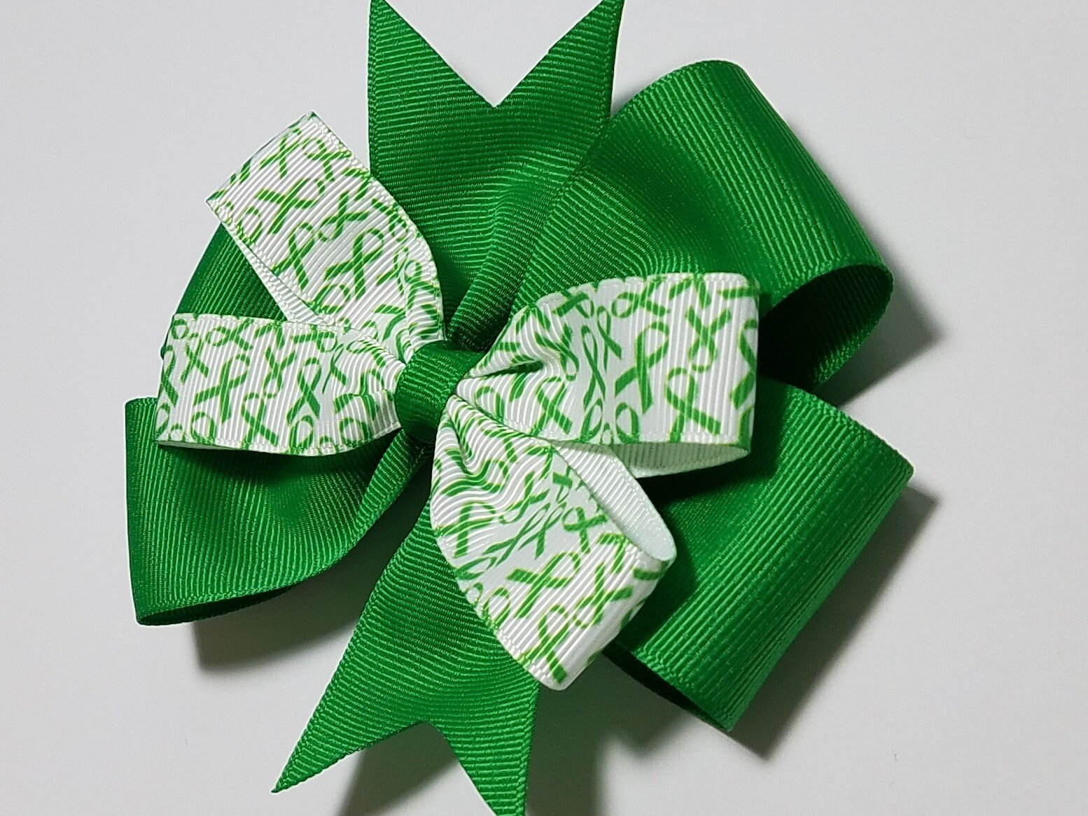 5" Green Awareness Ribbon