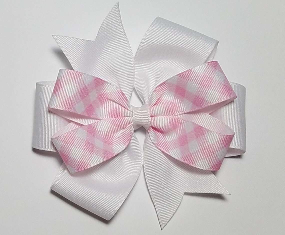5" Pink Gingham 