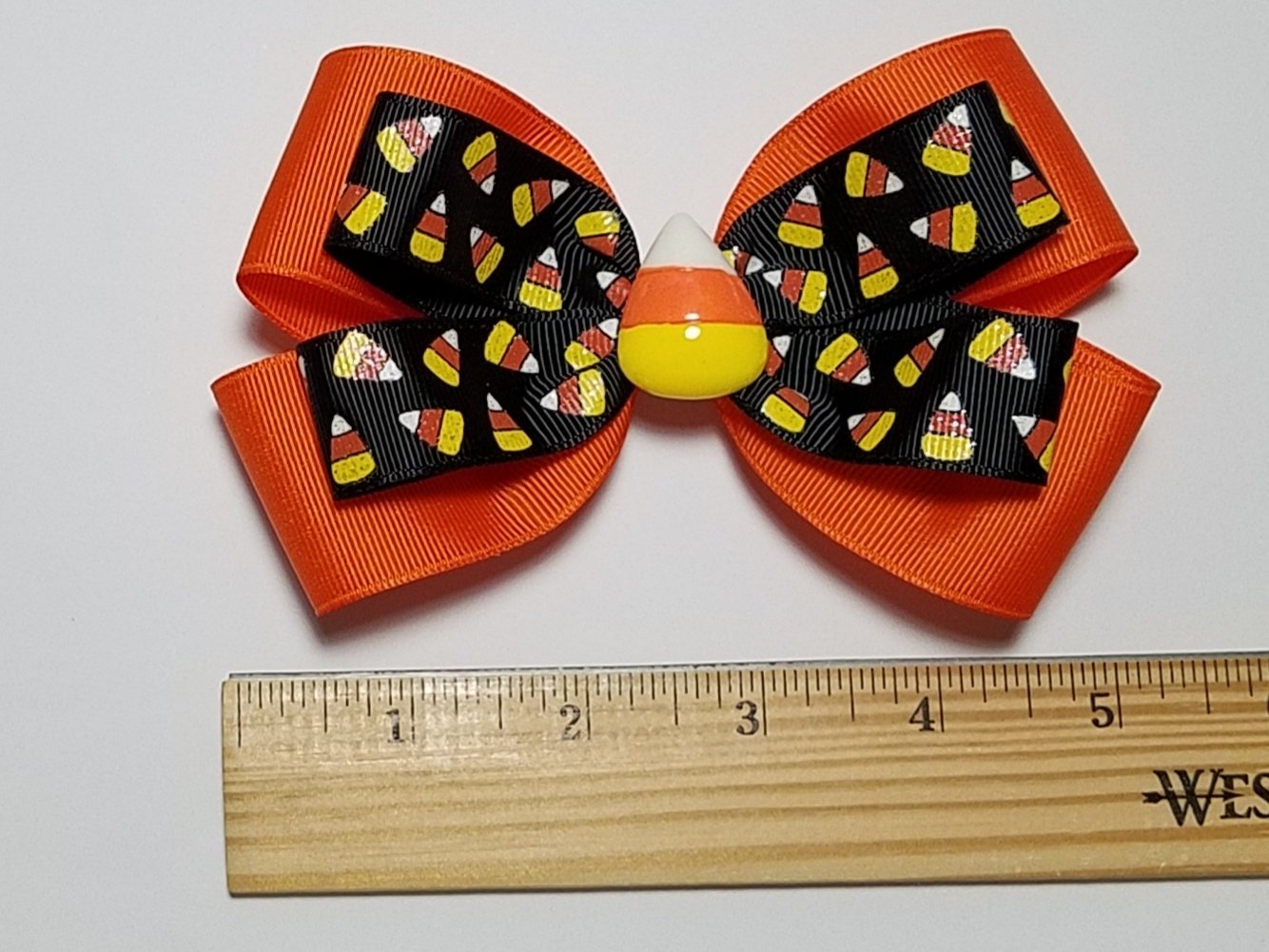 5" Candy Corn Glitter