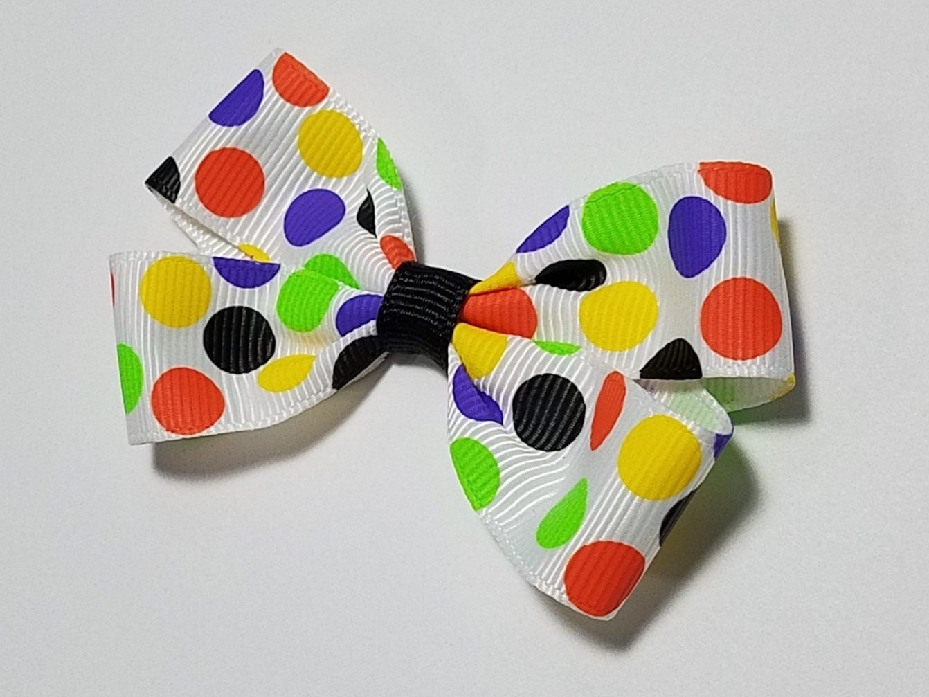 3" Halloween Polka Dot 