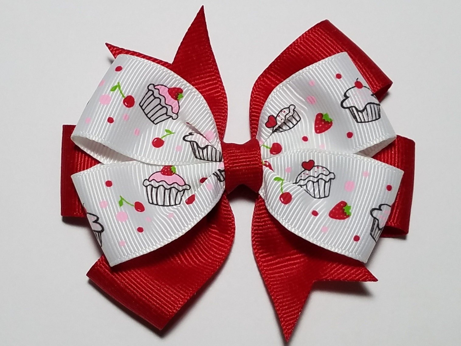 3.5" Strawberry Cupcake