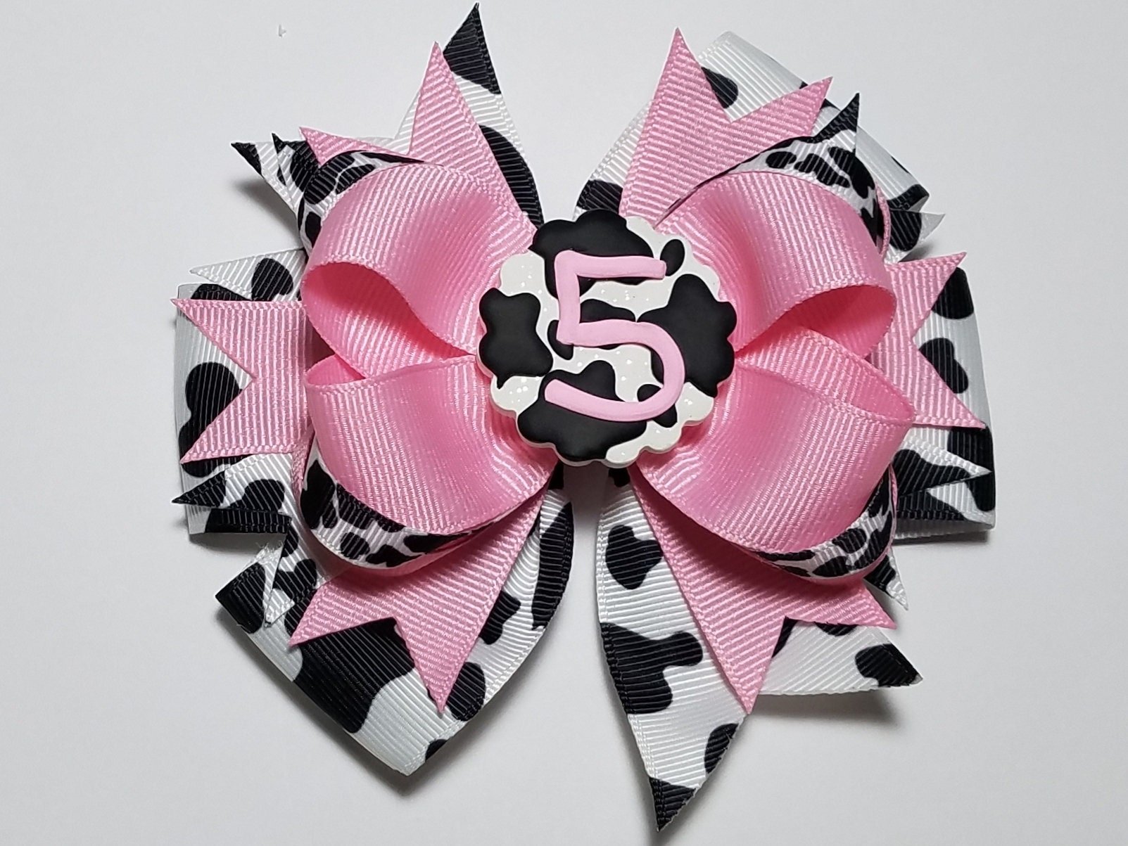 5" 5th Birthday Cow 