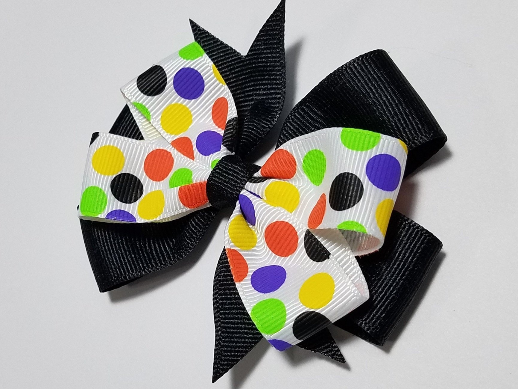 3.5" Halloween Polka Dot
