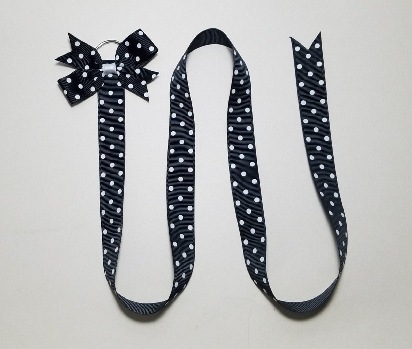 Polka Dot Ribbon Hair Bow Holder
