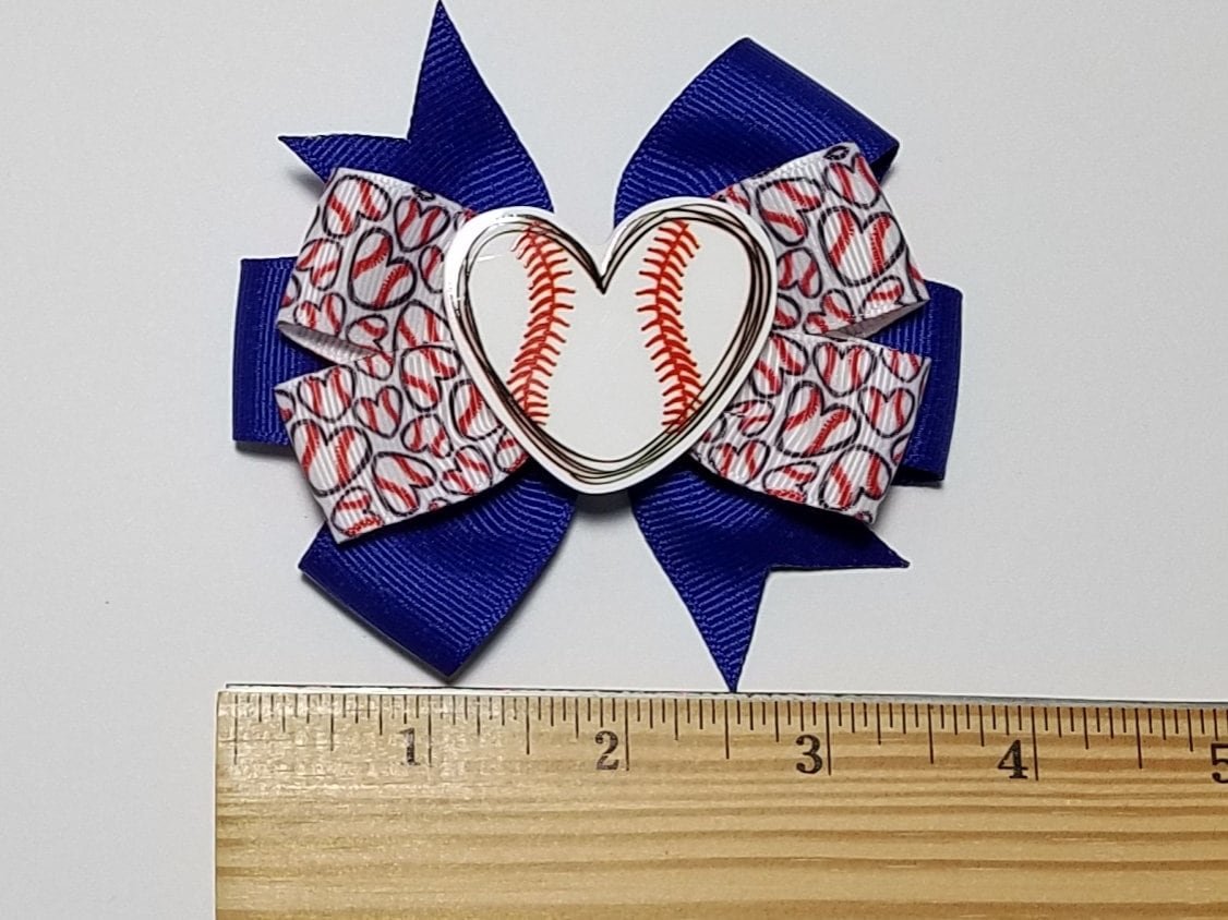 3.5" Baseball Heart