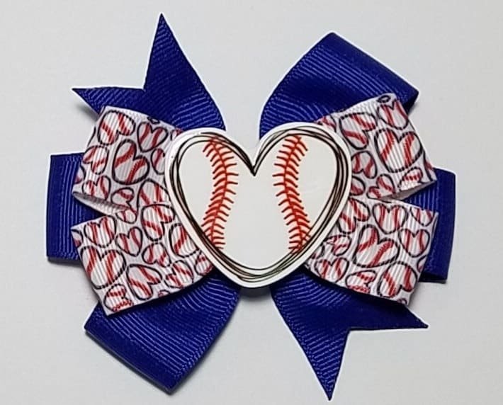 3.5" Baseball Heart