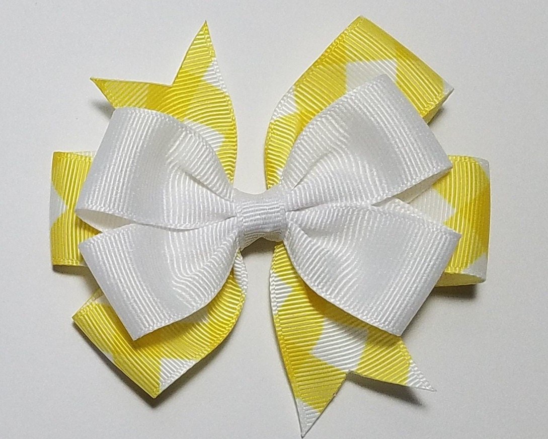 3.5" Yellow Gingham