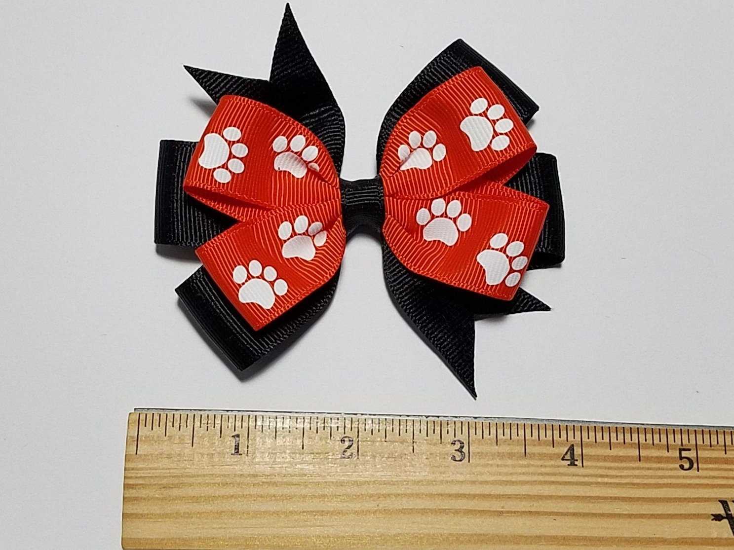 3.5" Orange Paw Print