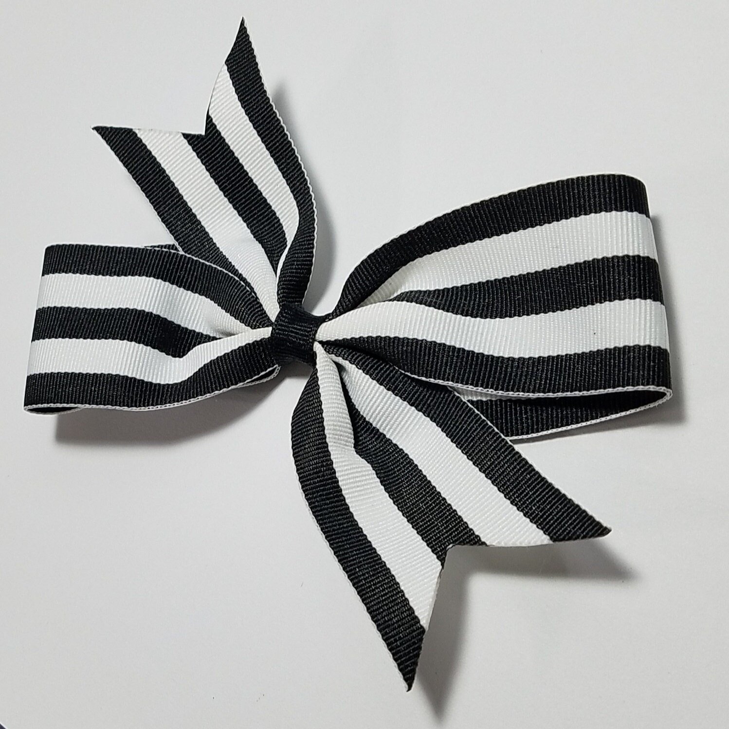 5" Black White Stripe 