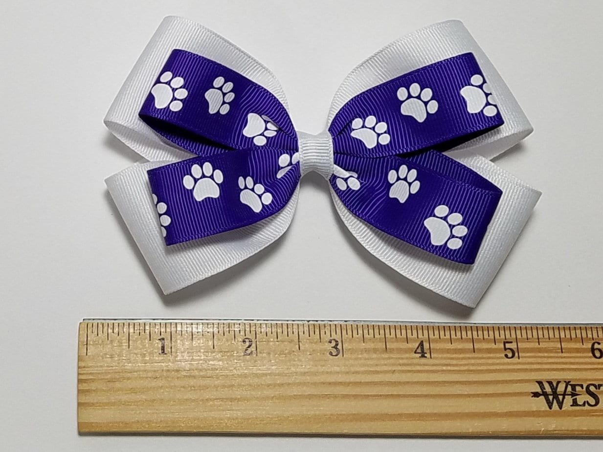 5" Purple Paw Print 